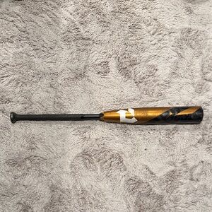 Gold and Black Baseball Bat